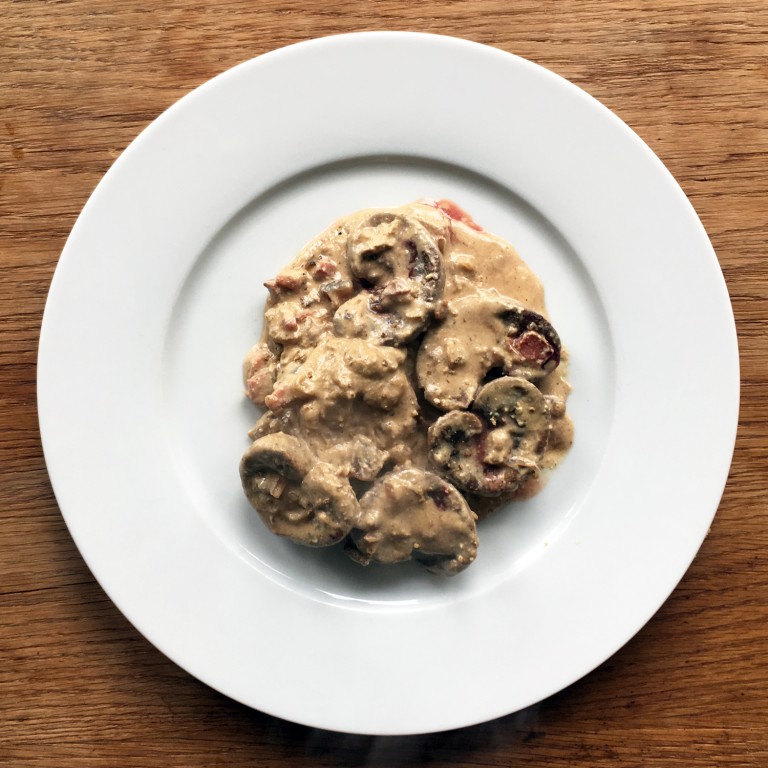 Lamb Kidneys in GinMustard Cream Sauce. Lammnieren mit GinSenf