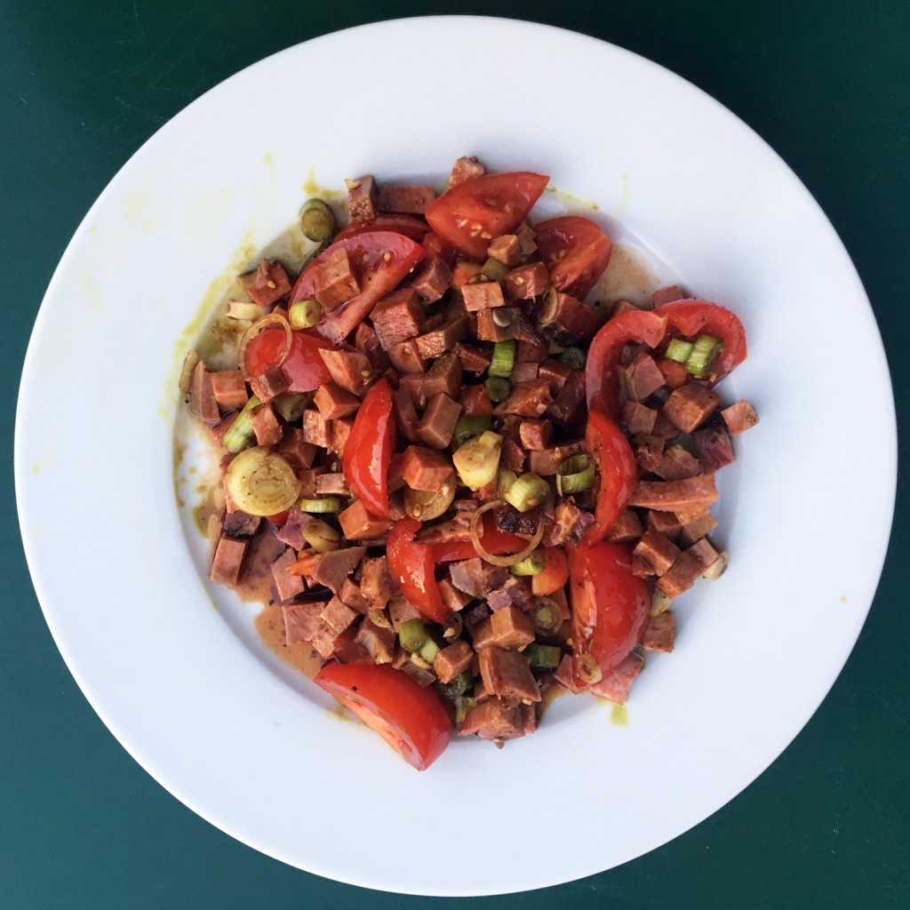The Meat Project - Rinderzunge - Beef - Tongue - Zunge - geräuchert smoked - Hollenstein - Salad Salat
