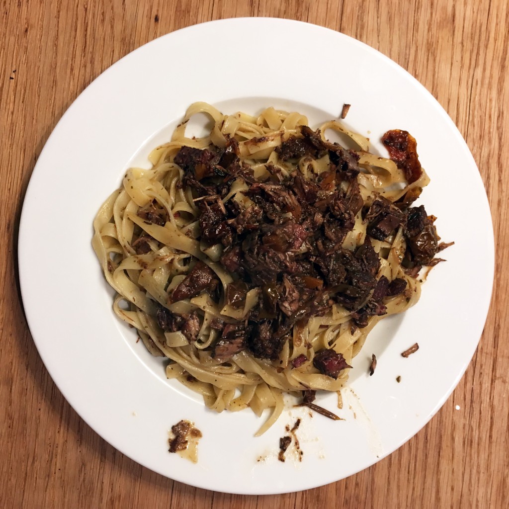 The MEat Project - Random Lefover Spaghetti - Beef Rind